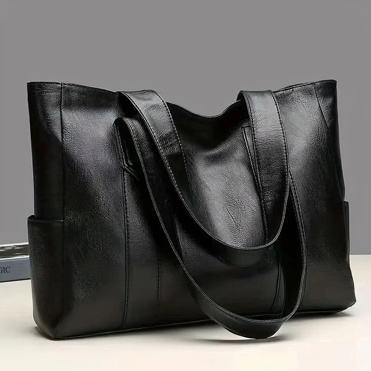 Women'S Vegan Bags - กระเป๋าสุภาพสตรีสไตล์วินเทจ กระเป๋าถือความจุขนาดใหญ่, กระเป๋าสะพายไหล่สไตล์วินเทจ, กระเป๋าถือลำลองสำหรับสุภาพสตรี