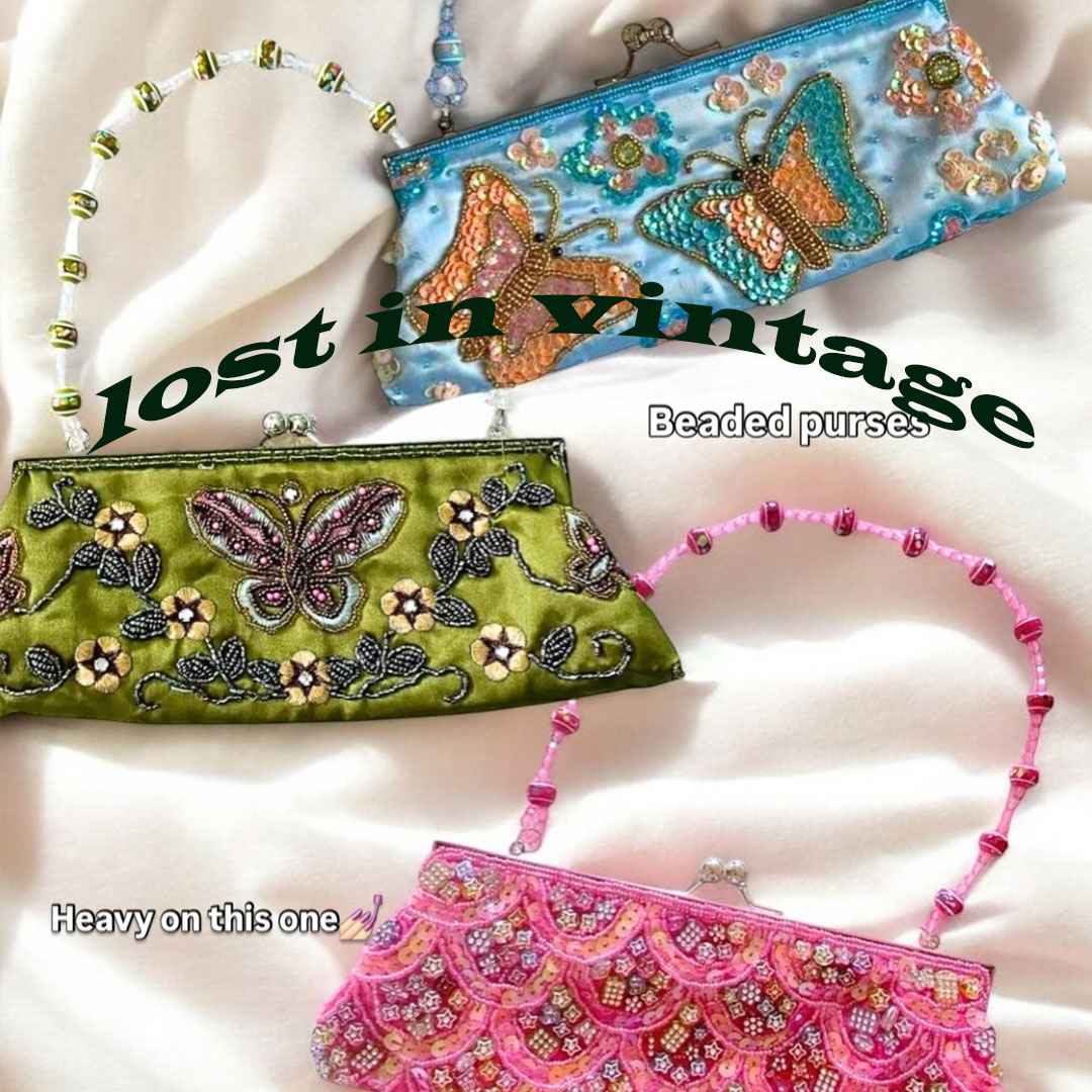 Women Bags Offers - Lost In Vintage ปัก Glitter ลูกปัด