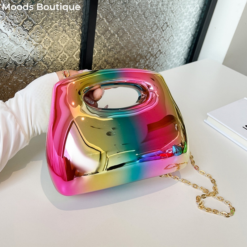 Women Bags Offers - กระเป๋ากระเป๋าถืองานเลี้ยงกลางคืนสำหรับผู้หญิงกระเป๋าถือและกระเป๋าเงินแบรนด์ Moods หรูหรากระเป๋าสะพายไหล่ rantai akrilik สำหรับงานแต่งงานงานเลี้ยงอาหารค่ำ