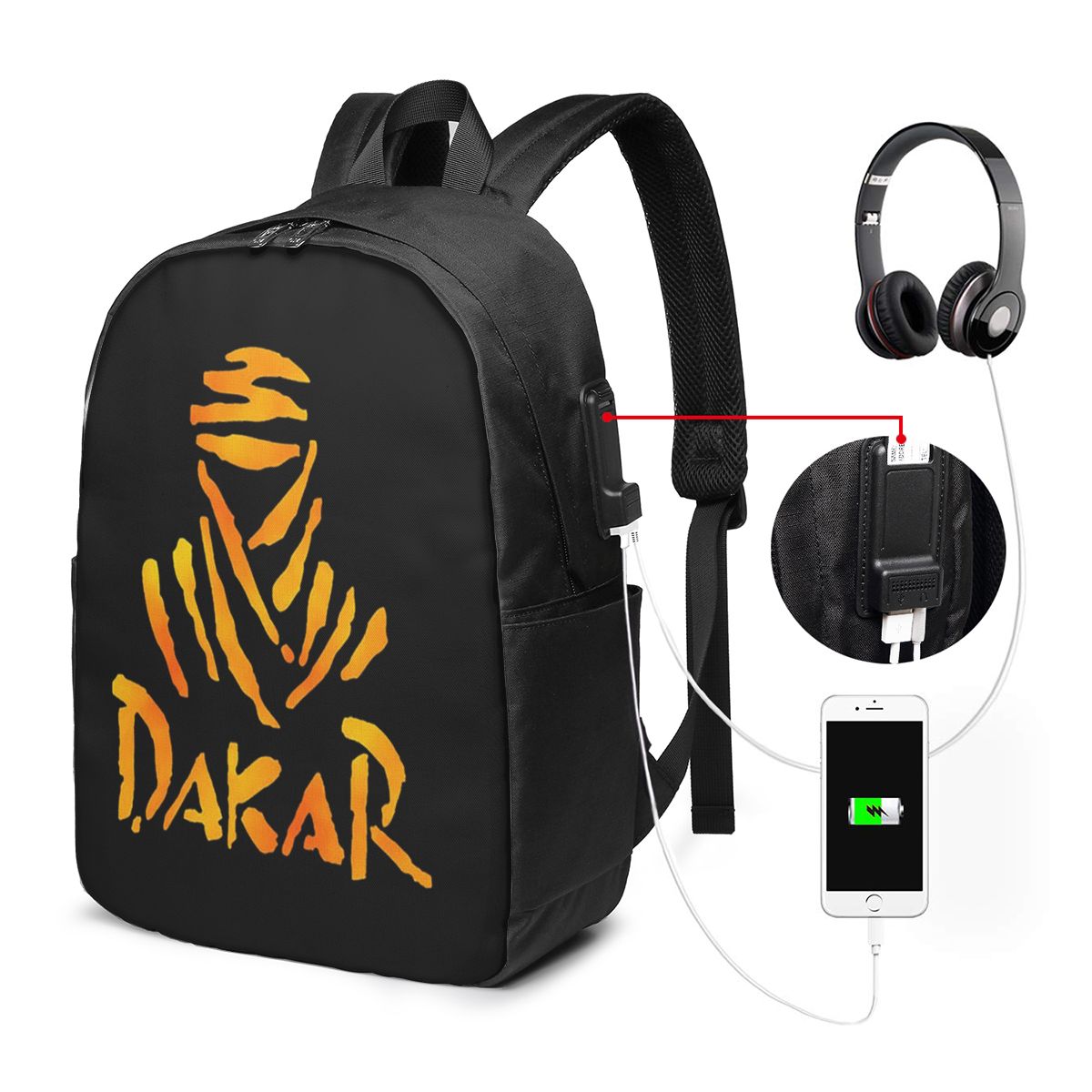Women Bags For Travel - ดาการ์ แรลลี่กระเป๋าเป้สะพายหลังสำหรับมอเตอร์ไซค์ กระเป๋าใส่โน๊ตบุ๊ค กระเป๋าคอมพิวเตอร์ กระเป๋านักเรียน กระเป๋าสะพายแล็ปท็อปสำหรับผู้ชายผู้หญิง