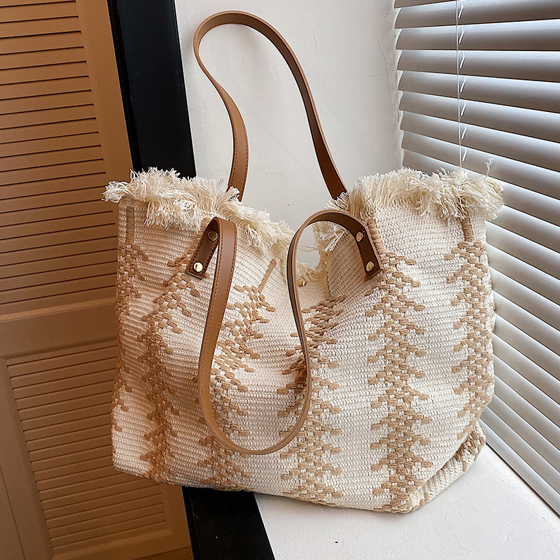 Women Bags Offers - Glmahua กระเป๋าช้อปปิ้งกระเป๋าใส่ของชายหาดขนาดใหญ่ลำลองกระเป๋ามีที่จับบนกระเป๋าสะพายไหล่เดินทางหญิงกระเป๋าถือกระเป๋าสะพายไหล่ใต้วงแขน