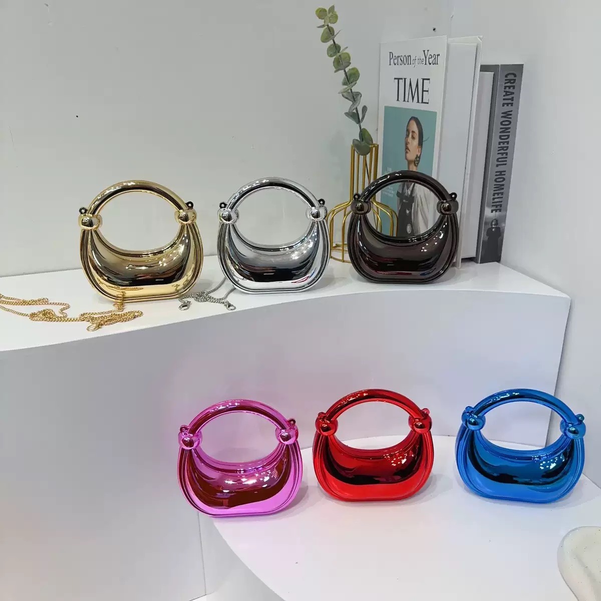 Women Bags Online - Mini Golden Evening กระเป๋าและกระเป๋าถือ Luxury Designer
