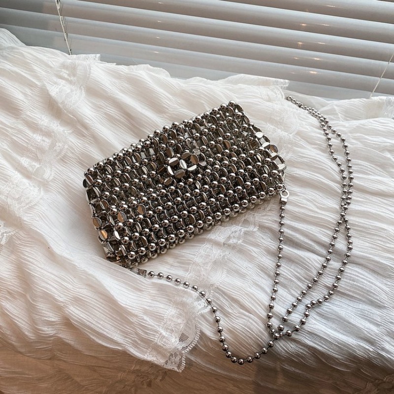 Women Bags In Sale - กระเป๋าคลัทช์สีพื้นเรียบหรู ดีไซน์โปร่ง ดูมีระดับ ขายดีปี 2025 กระเป๋าสะพายไหล่แฟชั่นอเนกประสงค์สำหรับสุภาพสตรี