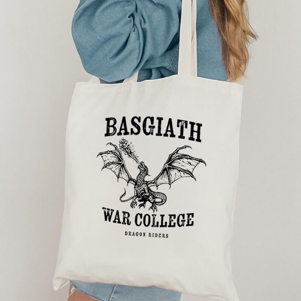Women Bags Golden - กระเป๋าโท้ทสไตล์วิทยาลัยบาสเก็ตบอลสำหรับผู้หญิงกระเป๋าทรงสี่เหลี่ยมลายมังกรทองสำหรับผู้หญิงกระเป๋าผ้าซอร์เรนเจลสีม่วงสำหรับคู่รัก