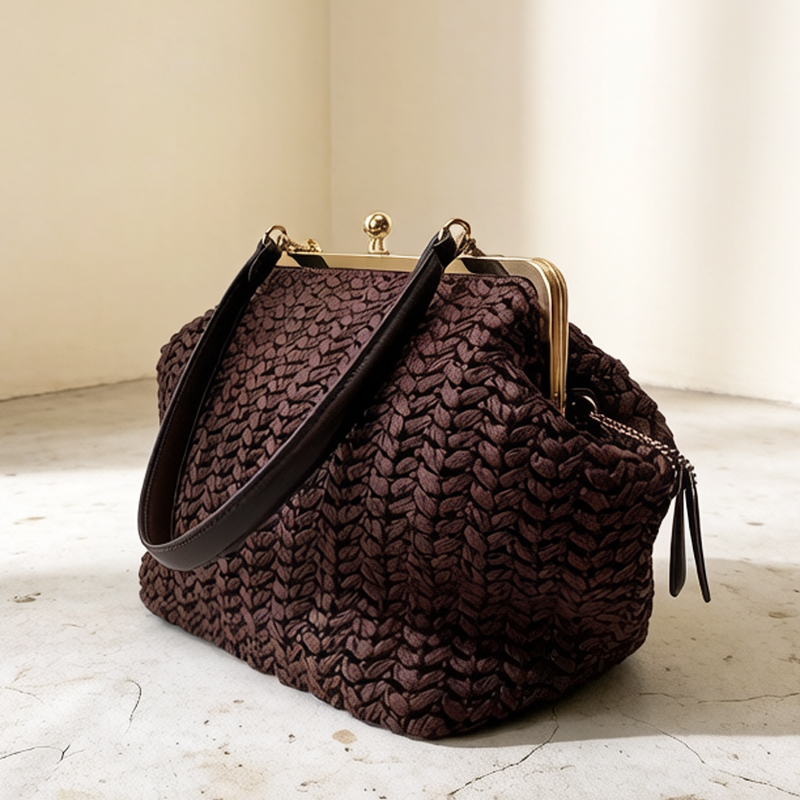 กระเป๋าสะพายชายหาดแบบถักมือพร้ - Women'S Vegan Bags บทวิจารณ์และราคา