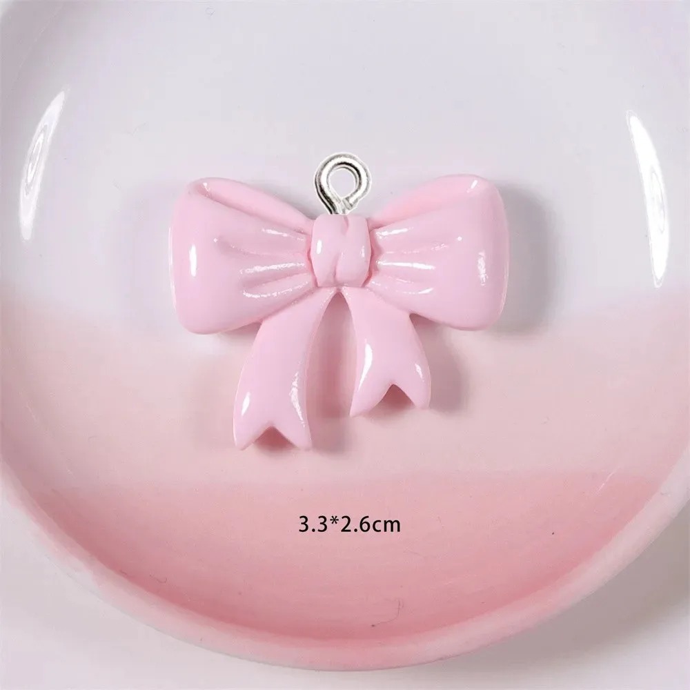 10 ชิ้น ชาร์มเรซิ่นรูปโบว์สีลู - Women Bags Handmade บทวิจารณ์และราคา