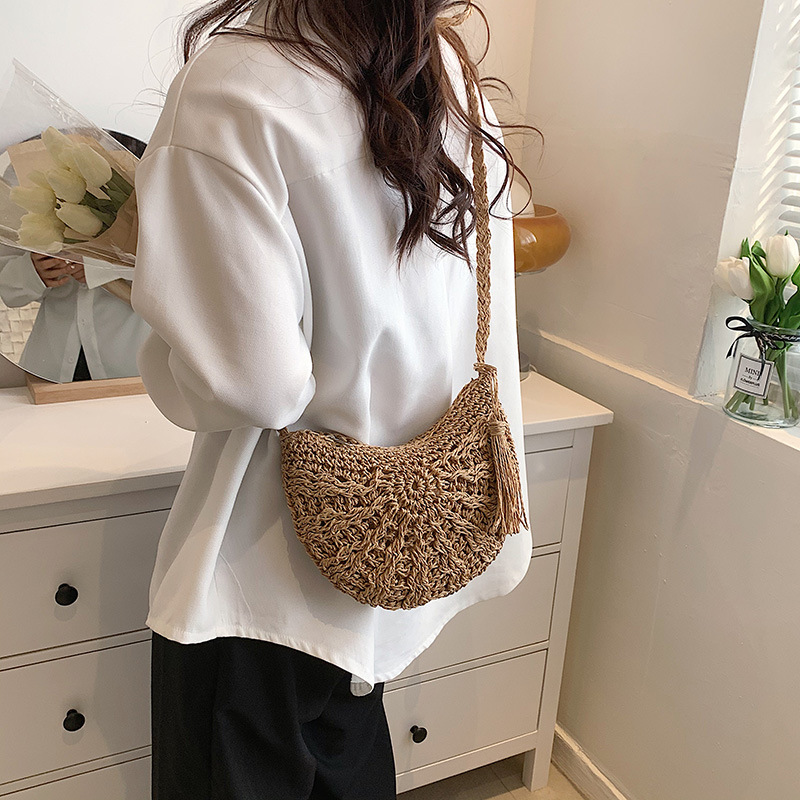 กระเป๋าสะพายไหล่แฟชั่นสานเป็นร - Women Bags Offers บทวิจารณ์และราคา