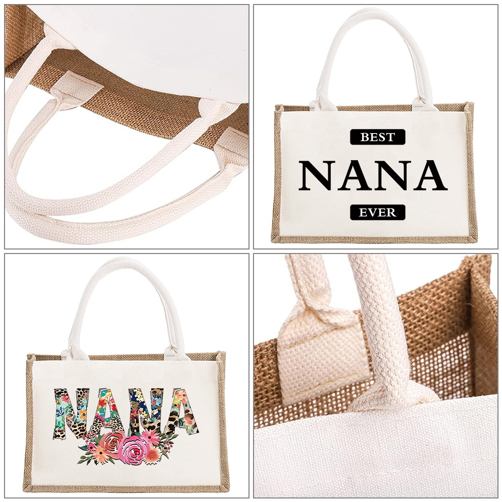 Vintage Jute Bag กระเป๋าช้อปปิ - Women Bags Jute บทวิจารณ์และราคา