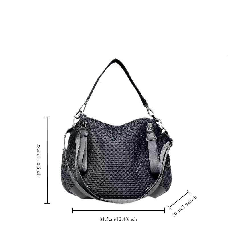 กระเป๋าสะพายไนลอนประกบตาข่ายกล - Women Bags For Airport บทวิจารณ์และราคา