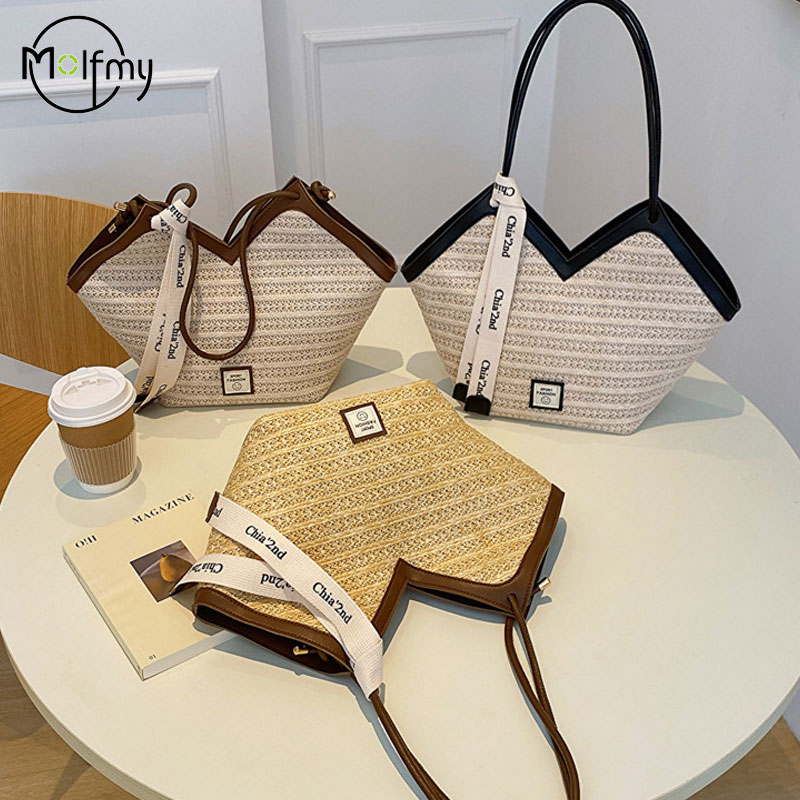 กระเป๋าชายหาดสุภาพสตรี Vintage - Women Bags Handmade บทวิจารณ์และราคา