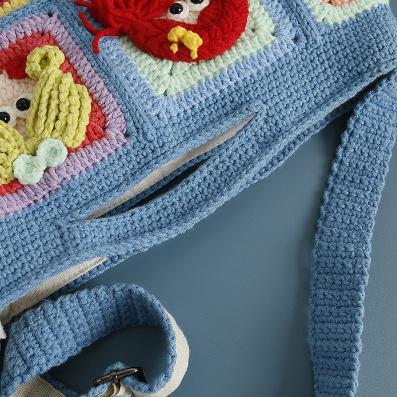 กระเป๋าถักโครเชต์แฮนด์เมดลาย G - Women Bags Handmade บทวิจารณ์และราคา