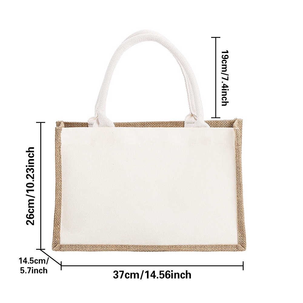กระเป๋าผ้าแคนวาสลายมอนสเตอร์น่ - Women Bags Jute บทวิจารณ์และราคา