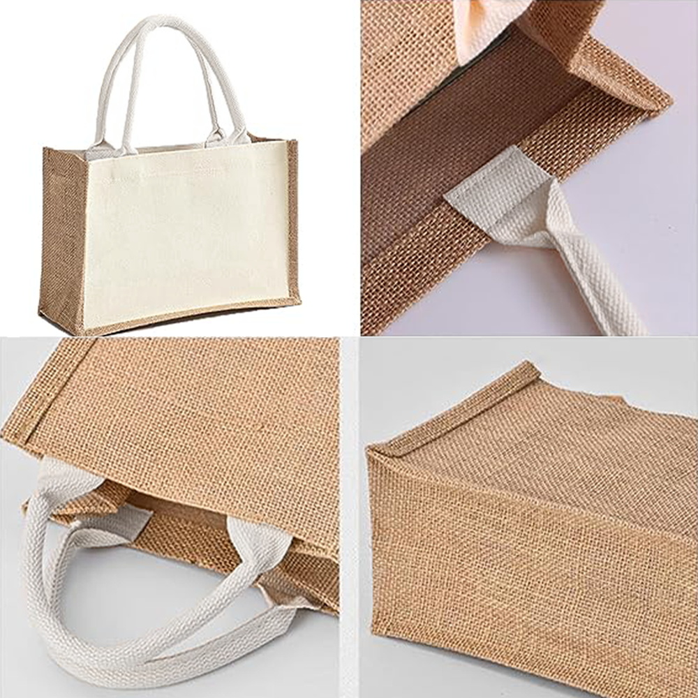 กระเป๋าผ้าแคนวาสลายมอนสเตอร์น่ - Women Bags Jute บทวิจารณ์และราคา