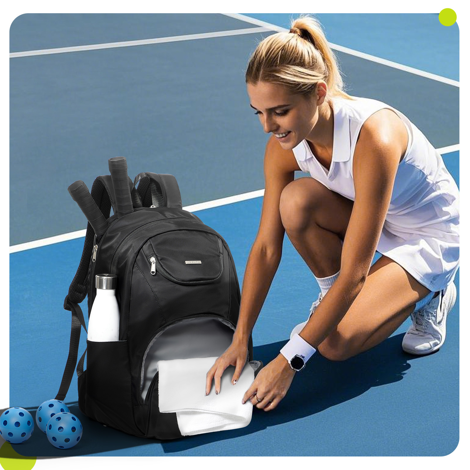 กระเป๋าเทนนิส กระเป๋าเป้สะพายห - Women Bags Casual บทวิจารณ์และราคา