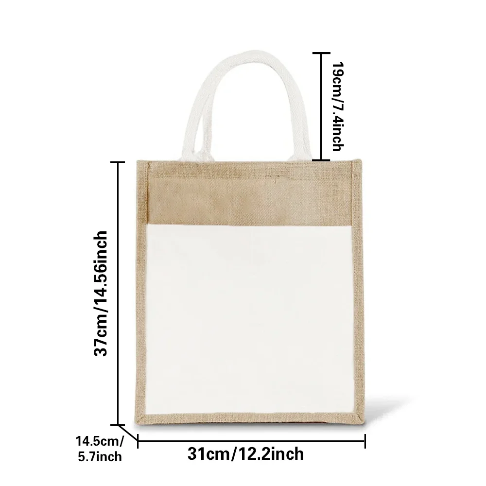 กระเป๋าผ้ากระสอบป่านแบบวินเทจ  - Women Bags Jute บทวิจารณ์และราคา