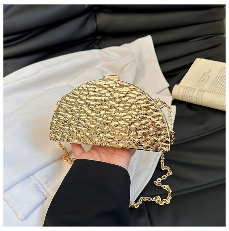 Luxury Golden Eveningกระเป๋าสํ - Women Bags Golden บทวิจารณ์และราคา