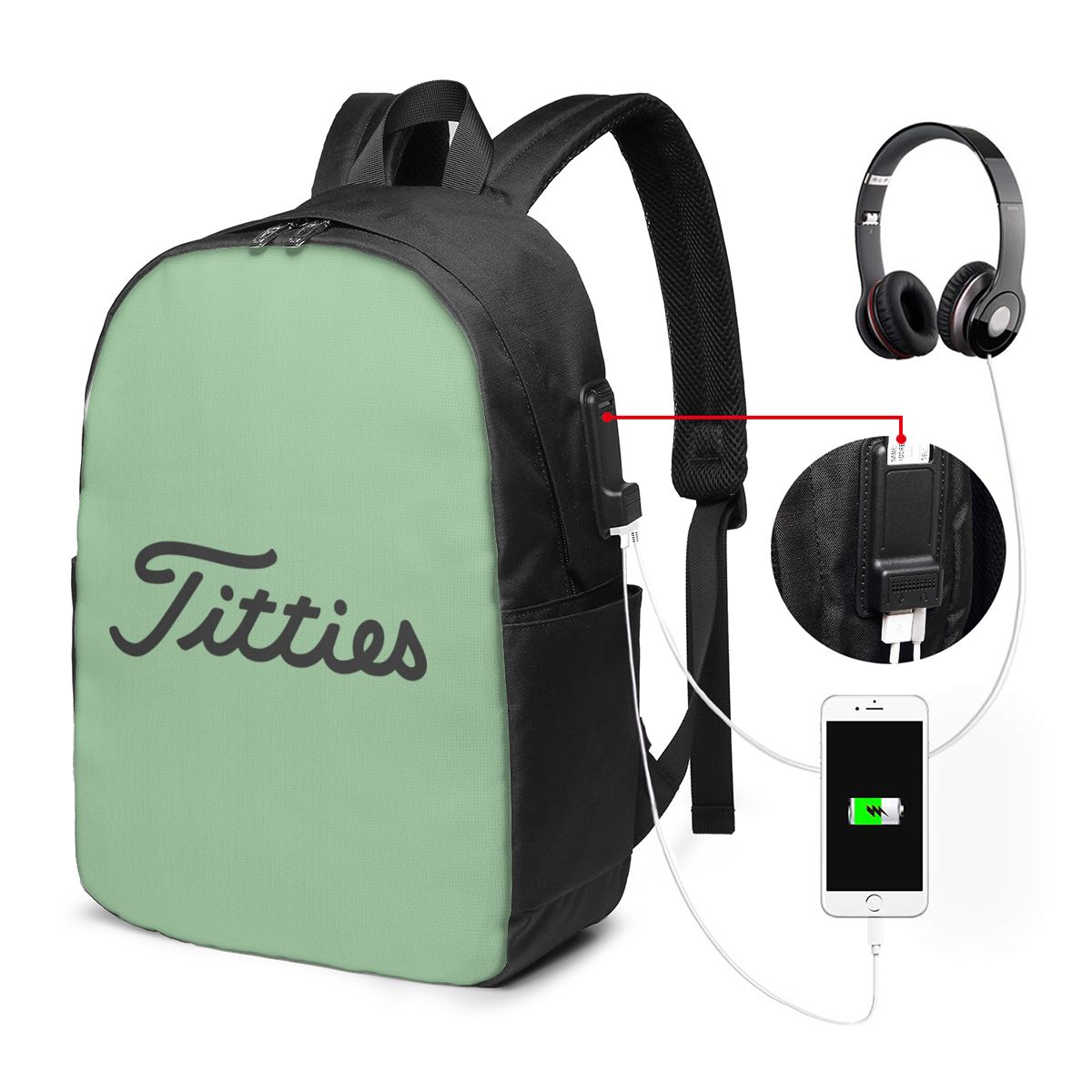 กระเป๋าเป้สะพายหลัง Titties Go - Women Bags For Travel บทวิจารณ์และราคา