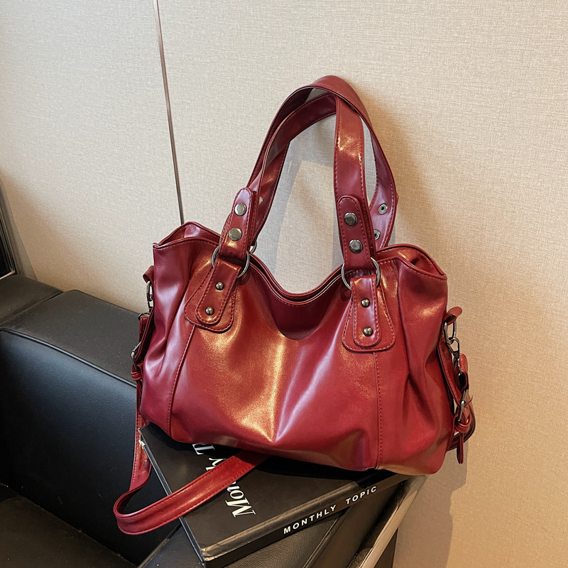 กระเป๋าโท้ทหนังเทียมเคลือบน้ำม - Women'S Vegan Bags บทวิจารณ์และราคา