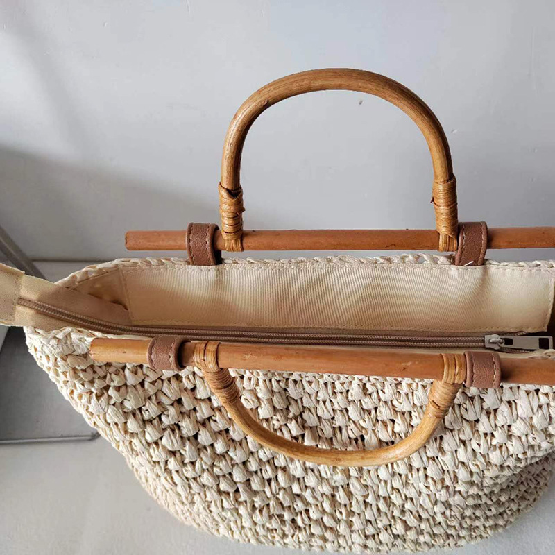 กระเป๋าถือกระเป๋าฟางทำด้วยมือเ - Women Bags Handmade บทวิจารณ์และราคา