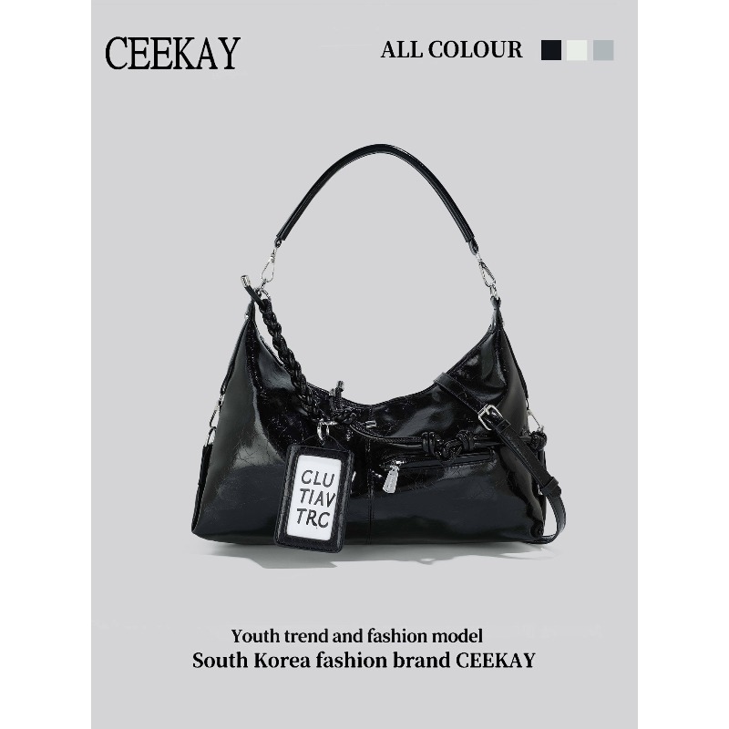 กระเป๋าโฮโบหนังเงา CEEKAY รุ่น - Women Bags 2026 Trends บทวิจารณ์และราคา