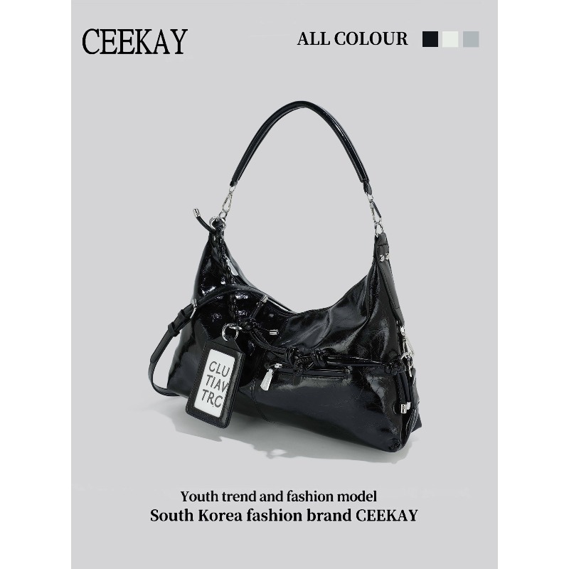 กระเป๋าโฮโบหนังเงา CEEKAY รุ่น - Women Bags 2026 Trends บทวิจารณ์และราคา