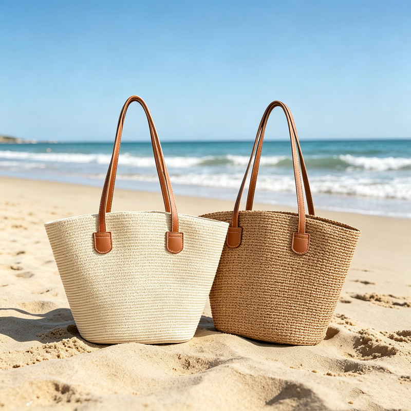 CLAREGQI กระเป๋าโท้ทสานสีพื้นส - Women Bags Casual บทวิจารณ์และราคา