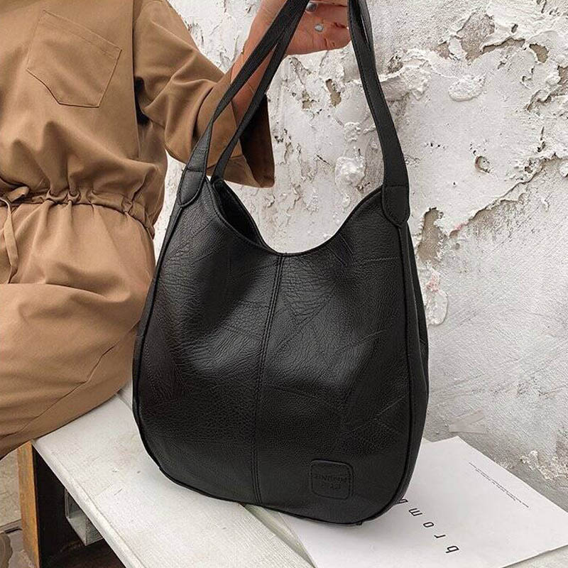 กระเป๋าโท้ทหนังวินเทจขนาดใหญ่  - Women'S Vegan Bags บทวิจารณ์และราคา
