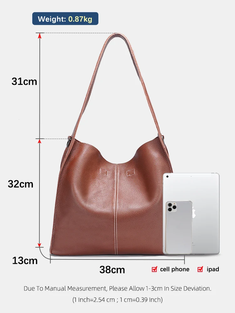 Zency 100% ของแท้หนัง Hobo ไหล - Women'S Vegan Bags บทวิจารณ์และราคา