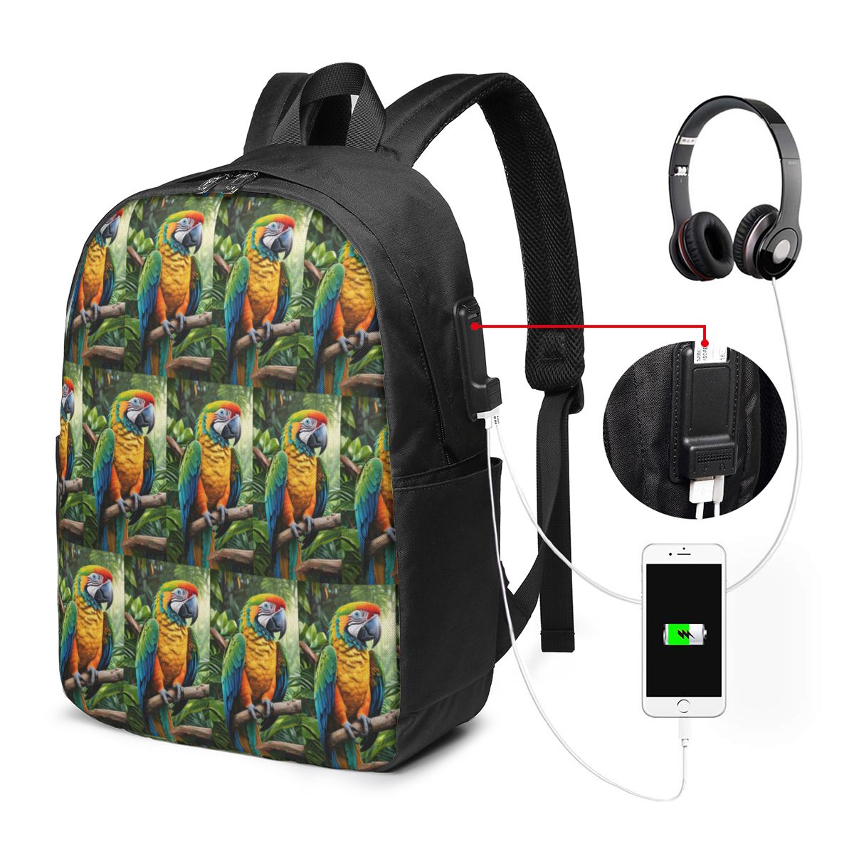 กระเป๋าเป้สะพายหลังนกแก้วมาคอว - Women Bags For Travel บทวิจารณ์และราคา