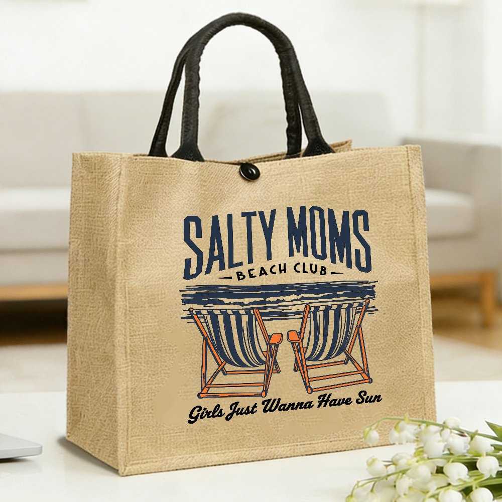 กระเป๋าผ้าปอกระเจา 1 ชิ้นสำหรั - Women Bags Jute บทวิจารณ์และราคา