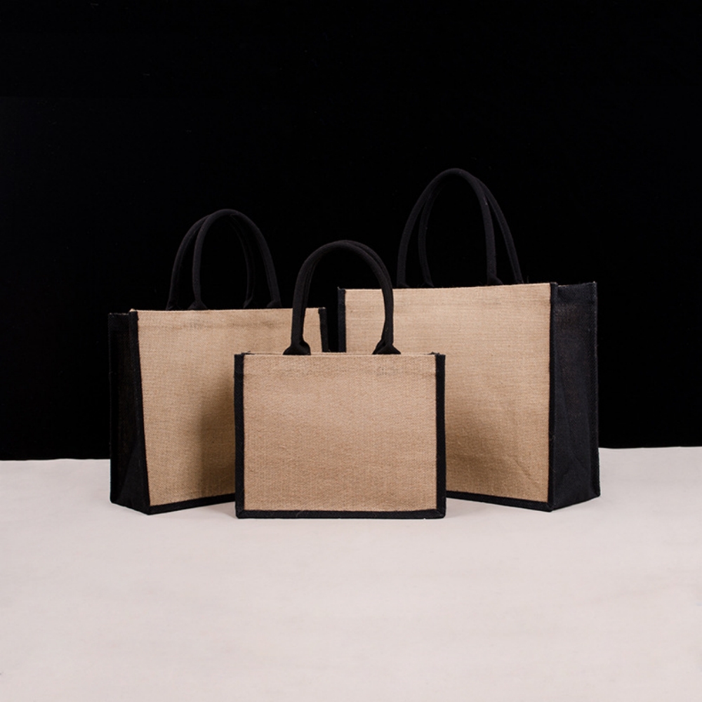 ถุงช้อปปิ้งผ้ากระสอบปอกระเจาเป - Women Bags Jute บทวิจารณ์และราคา