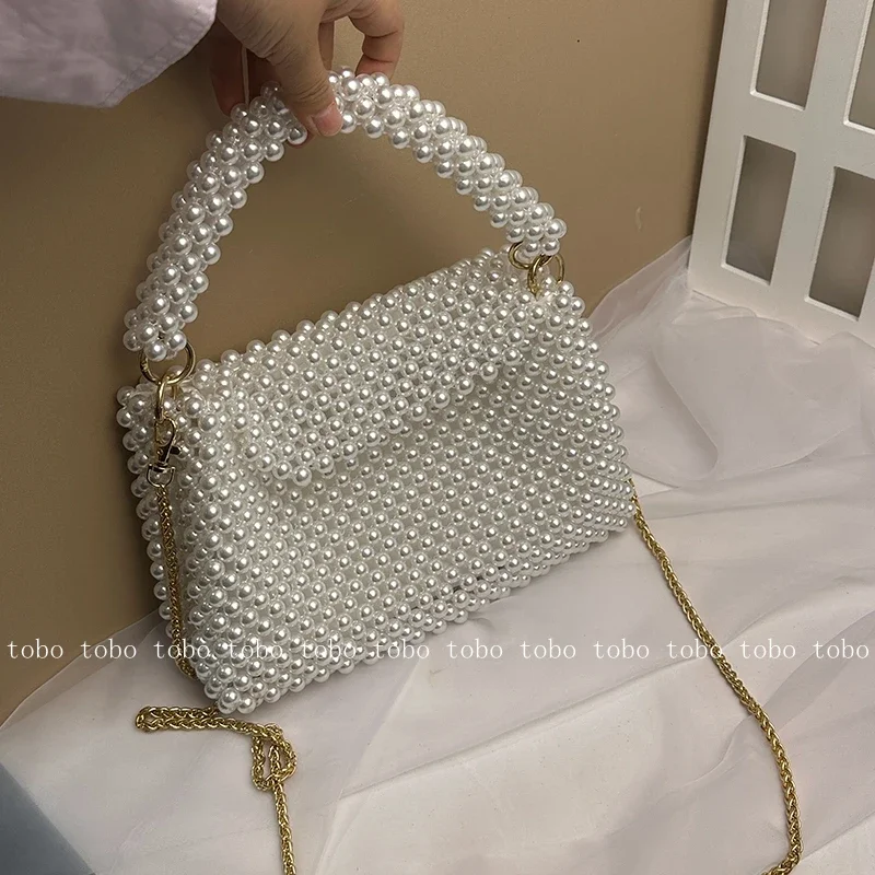 กระเป๋าสตางค์ลูกปัดไข่มุกพิเศษ - Women Bags Golden บทวิจารณ์และราคา