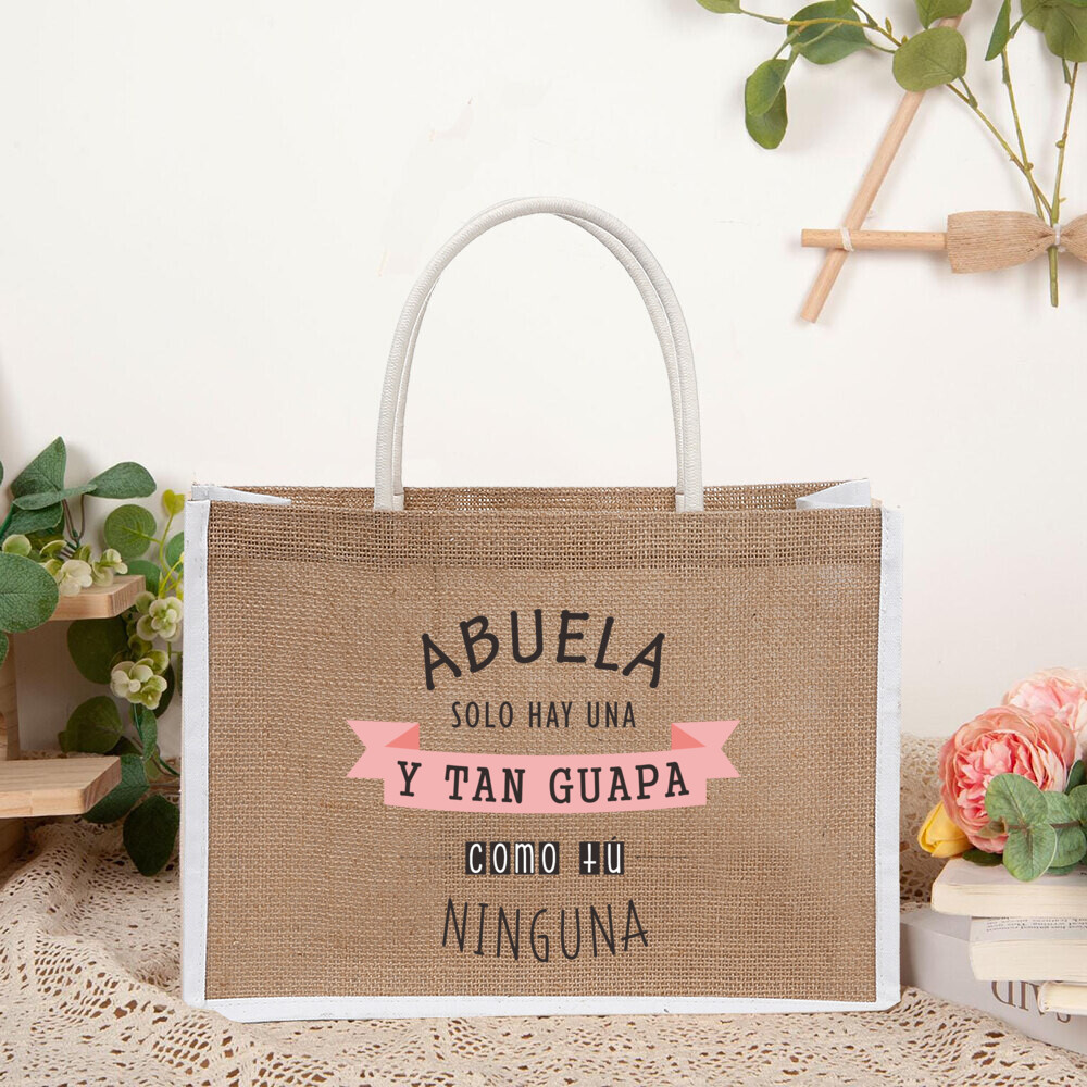 คุณเป็นแม่ที่ยิ่งใหญ่และเป็นคุ - Women Bags Jute บทวิจารณ์และราคา