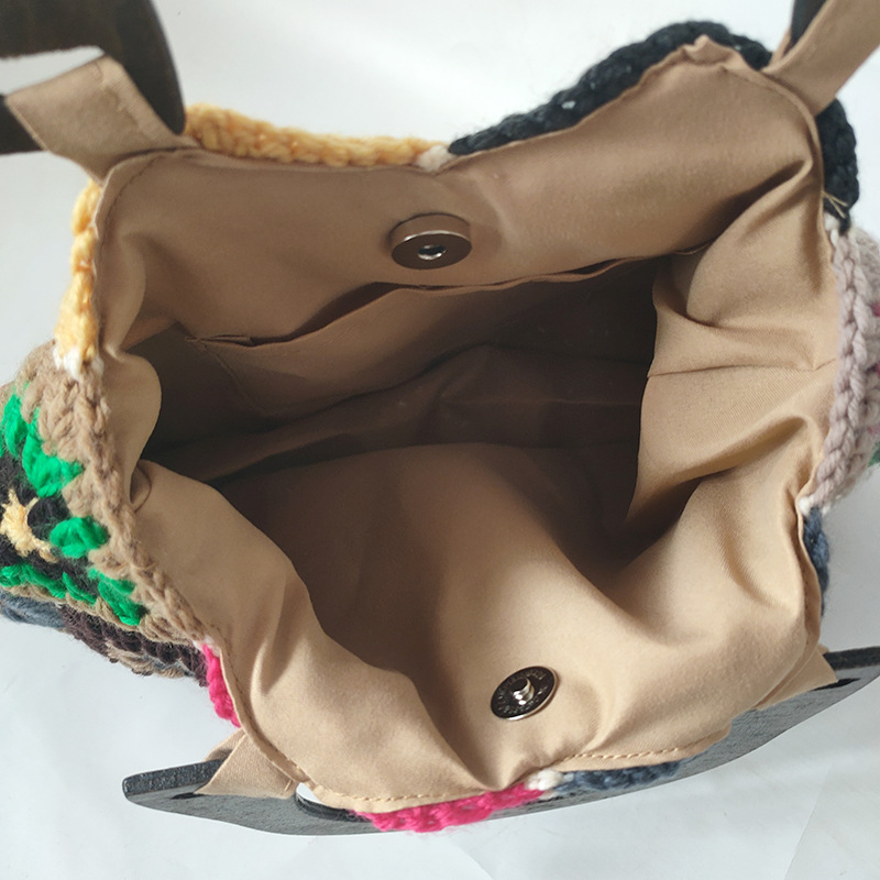 กระเป๋าถือโครเชต์ลาย Granny Sq - Women'S Vegan Bags บทวิจารณ์และราคา
