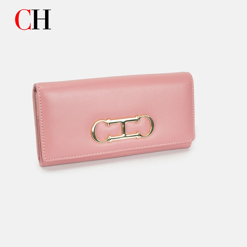 CH กระเป๋าสตางค์ใบยาวสำหรับผู้ - Women Bags Golden บทวิจารณ์และราคา